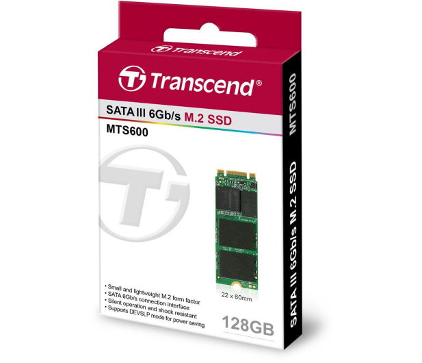 Transcend 128GB M.2 SATA SSD MTS600 - 225147 - zdjęcie 2